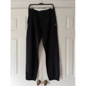 Sandro Paris Women's E19 Track Pant Noir Black White Side Stripe XL NWT